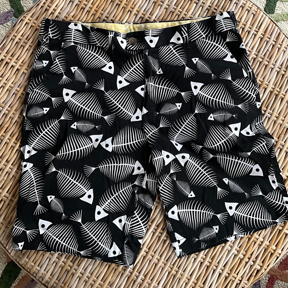 Loudmouth Men's Golf Short "Fish Bones"